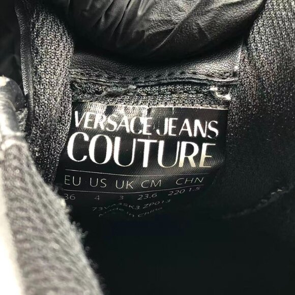 Versace Jeans Collection Black and Gold Sneakers - Picture 9 of 9